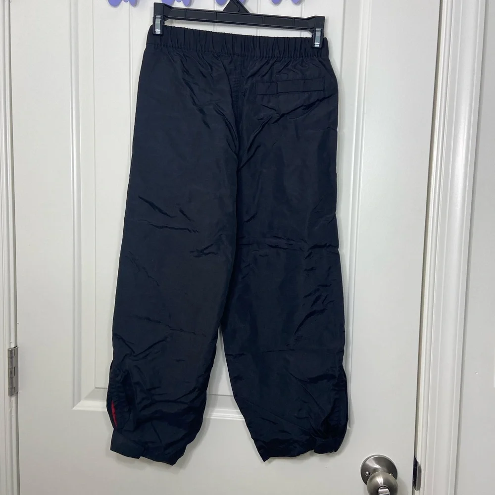 NWOT Old Navy kid’s black adjustable waist belted snow pants outside play size 7